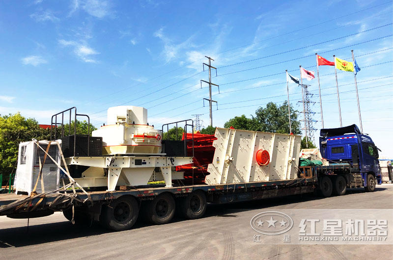 專車運(yùn)輸，提供全套大理石廢料制砂機(jī)設(shè)備